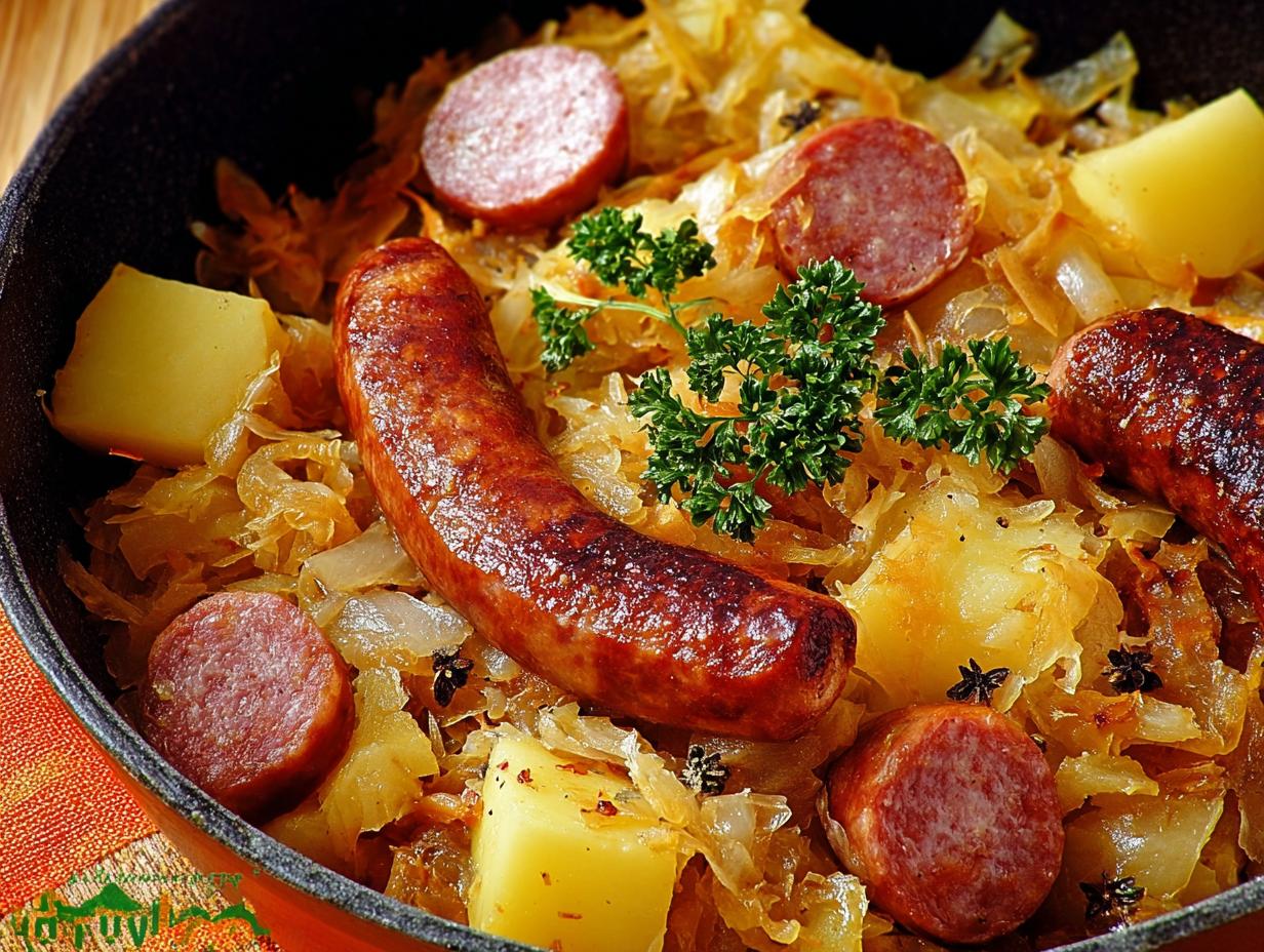 Polish Sausage Sauerkraut Potatoes