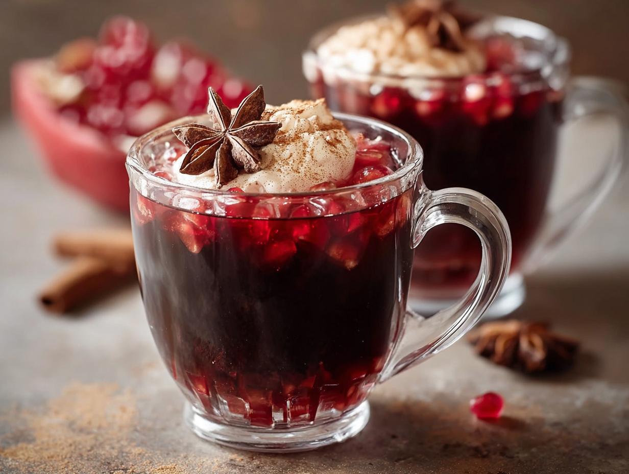 Pomegranate Cider: 1 Cozy Fall Drink - Pomegranate Cider - additional detail
