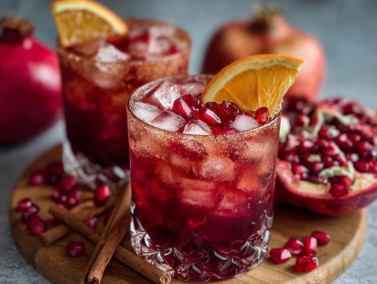 Pomegranate Cider Punch: Taste Autumn Bliss - Pomegranate Cider Punch - additional detail