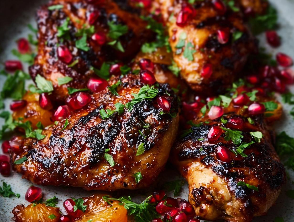 Pomegranate Molasses Grilled Chicken
