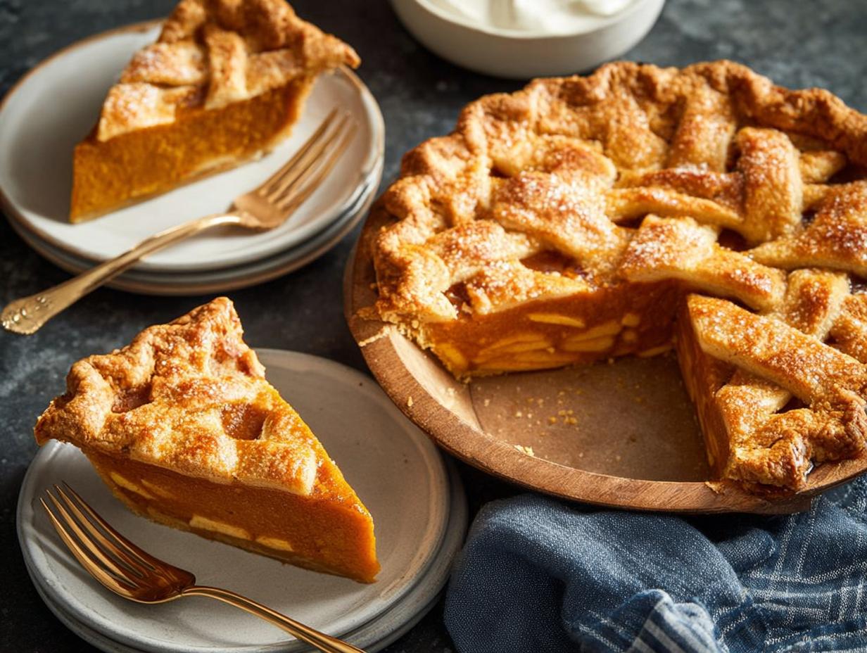 Must-Try Pumpkin Apple Pie: 50 Min Bake - Pumpkin Apple Pie - additional detail