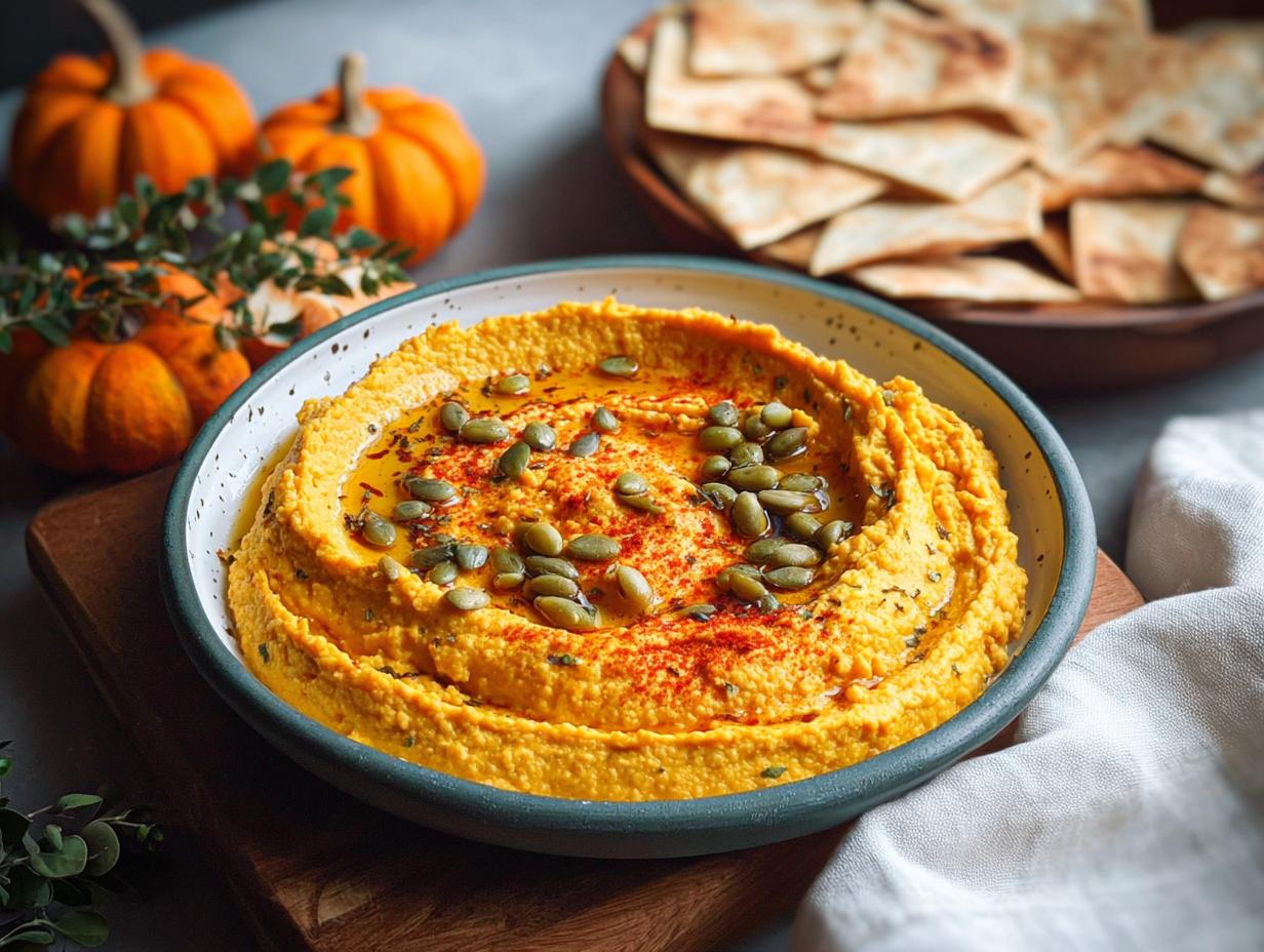 Amazing Pumpkin Hummus: Quick & Creamy Recipe - Pumpkin Hummus - additional detail