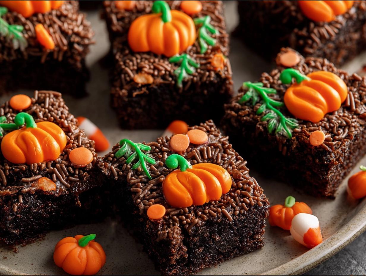 Pumpkin Patch Brownies