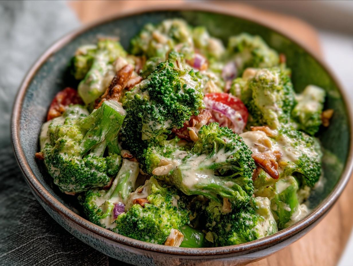 Raw Vegan Broccoli Salad