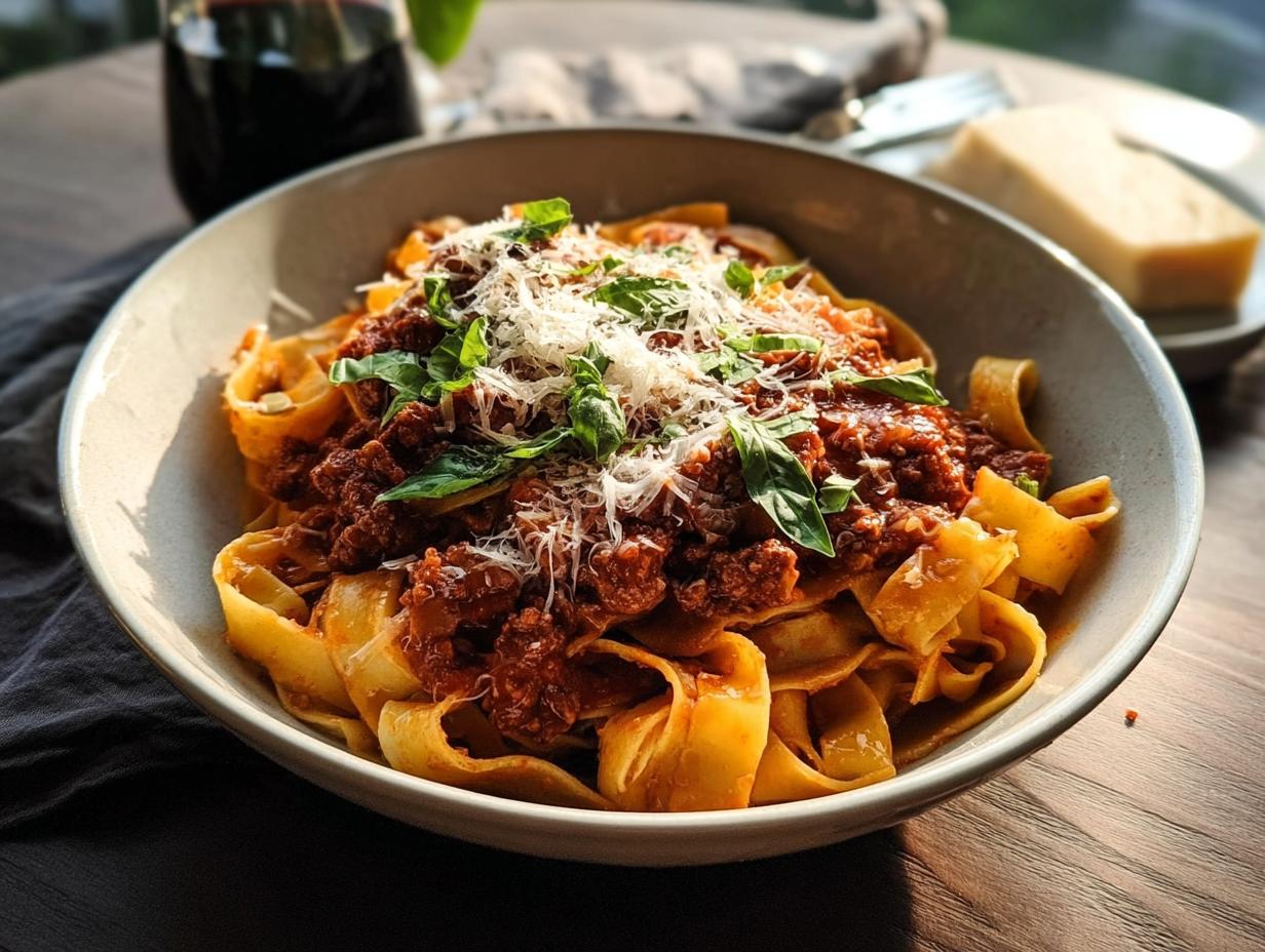 Sausage Ragu Pappardelle Pasta