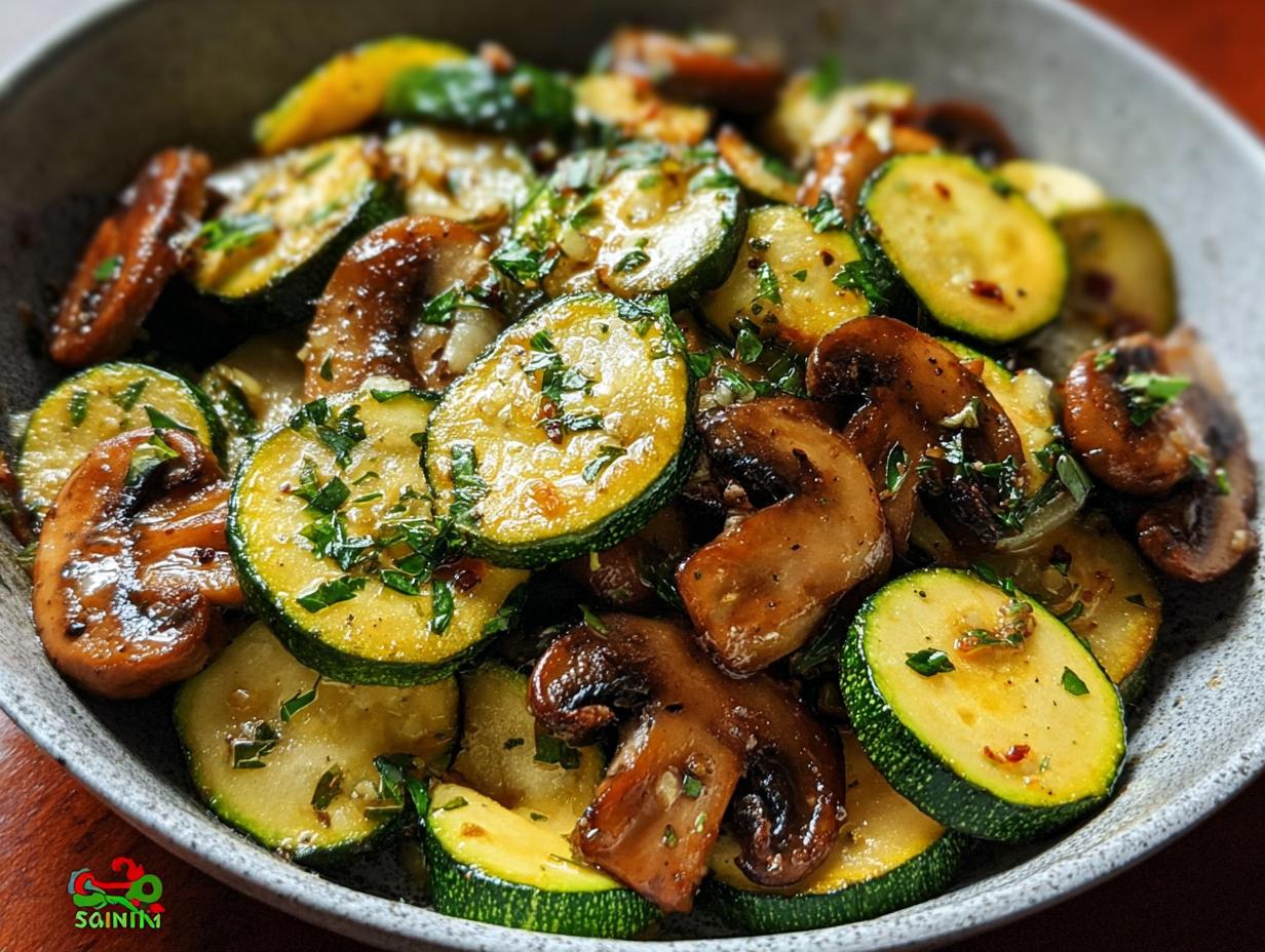 Sauteed Zucchini Mushrooms: Amazing 15-Min Side - Sauteed Zucchini Mushrooms - main visual representation
