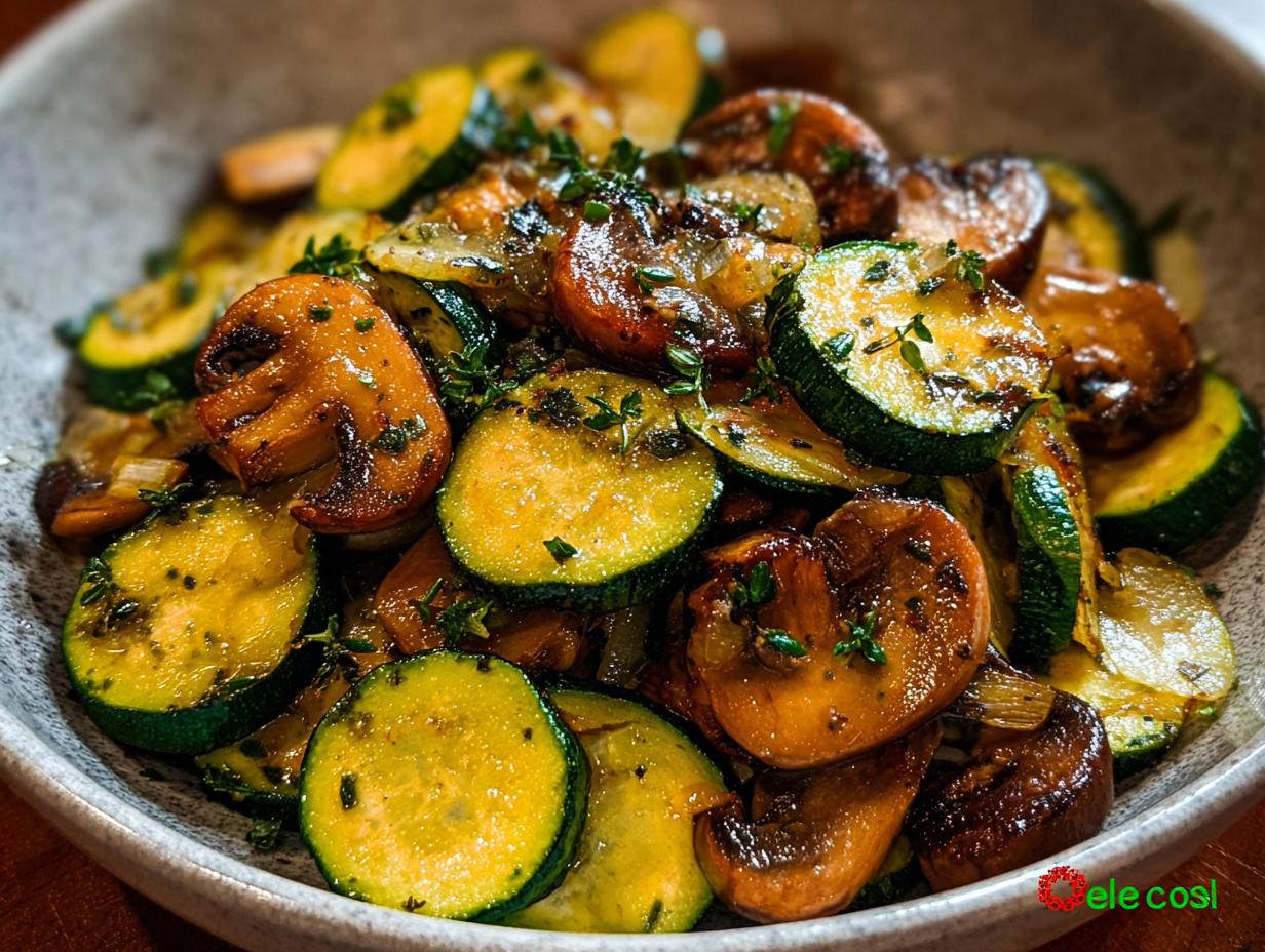 Sauteed Zucchini Mushrooms: Amazing 15-Min Side - Sauteed Zucchini Mushrooms - additional detail