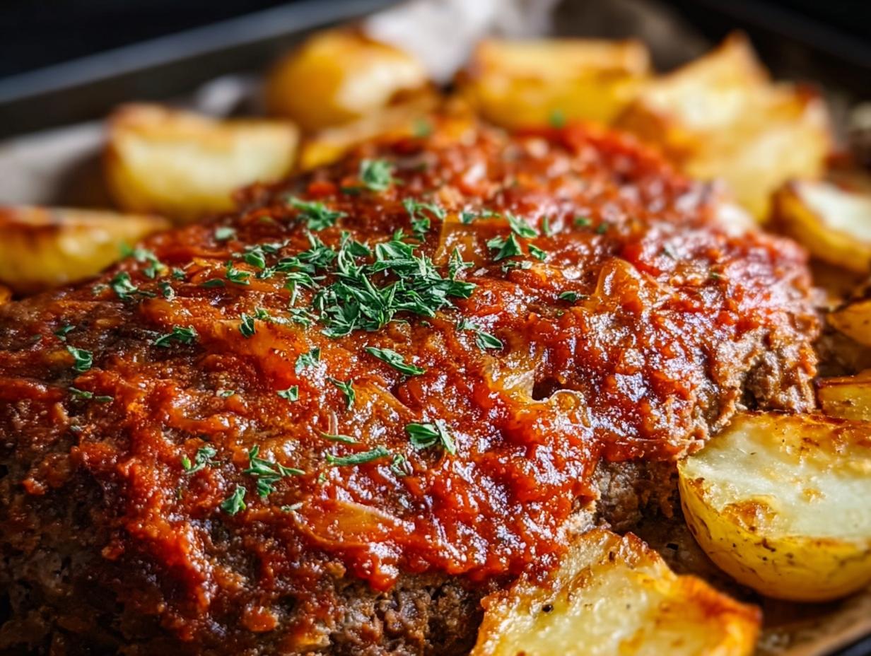 Sheet Pan Meatloaf: 2lbs of Pure Dinner Joy - Sheet Pan Meatloaf - additional detail