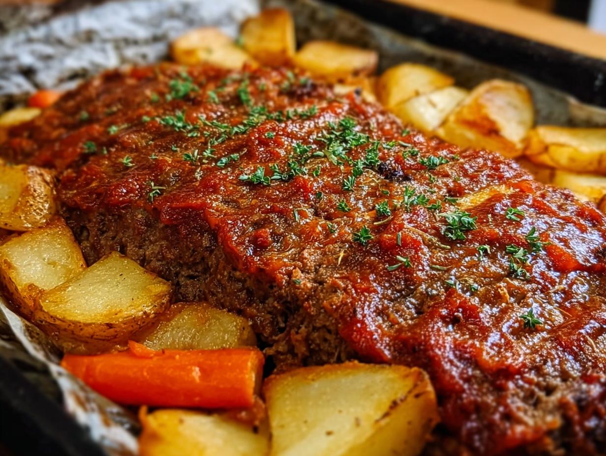 Sheet Pan Meatloaf: 2lbs of Pure Dinner Joy - Sheet Pan Meatloaf - additional detail