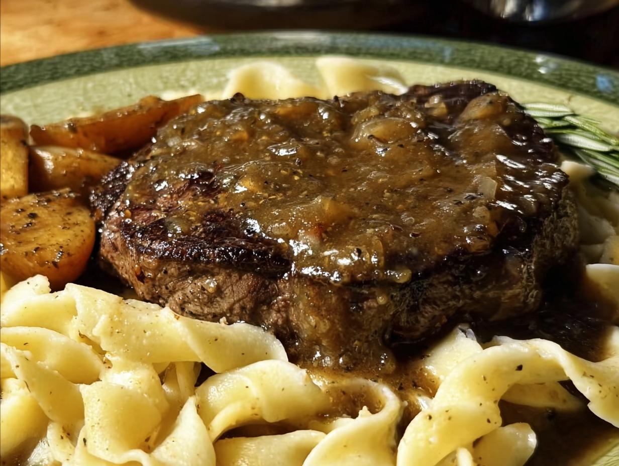 Tender Slow Cooked Round Steak: 7 Simple Steps - Slow Cooked Round Steak - additional detail