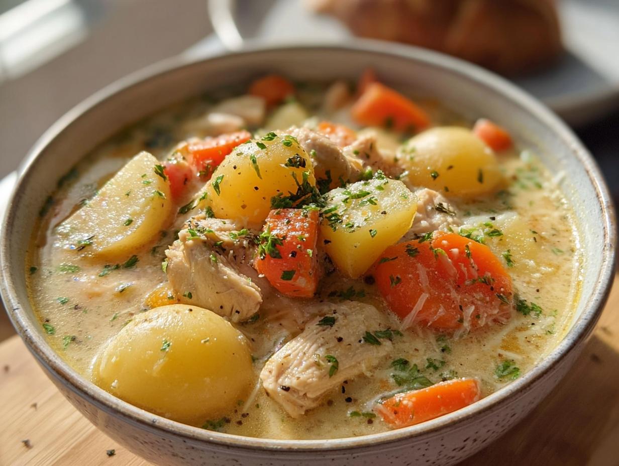 Slow Cooker Garlic Parmesan