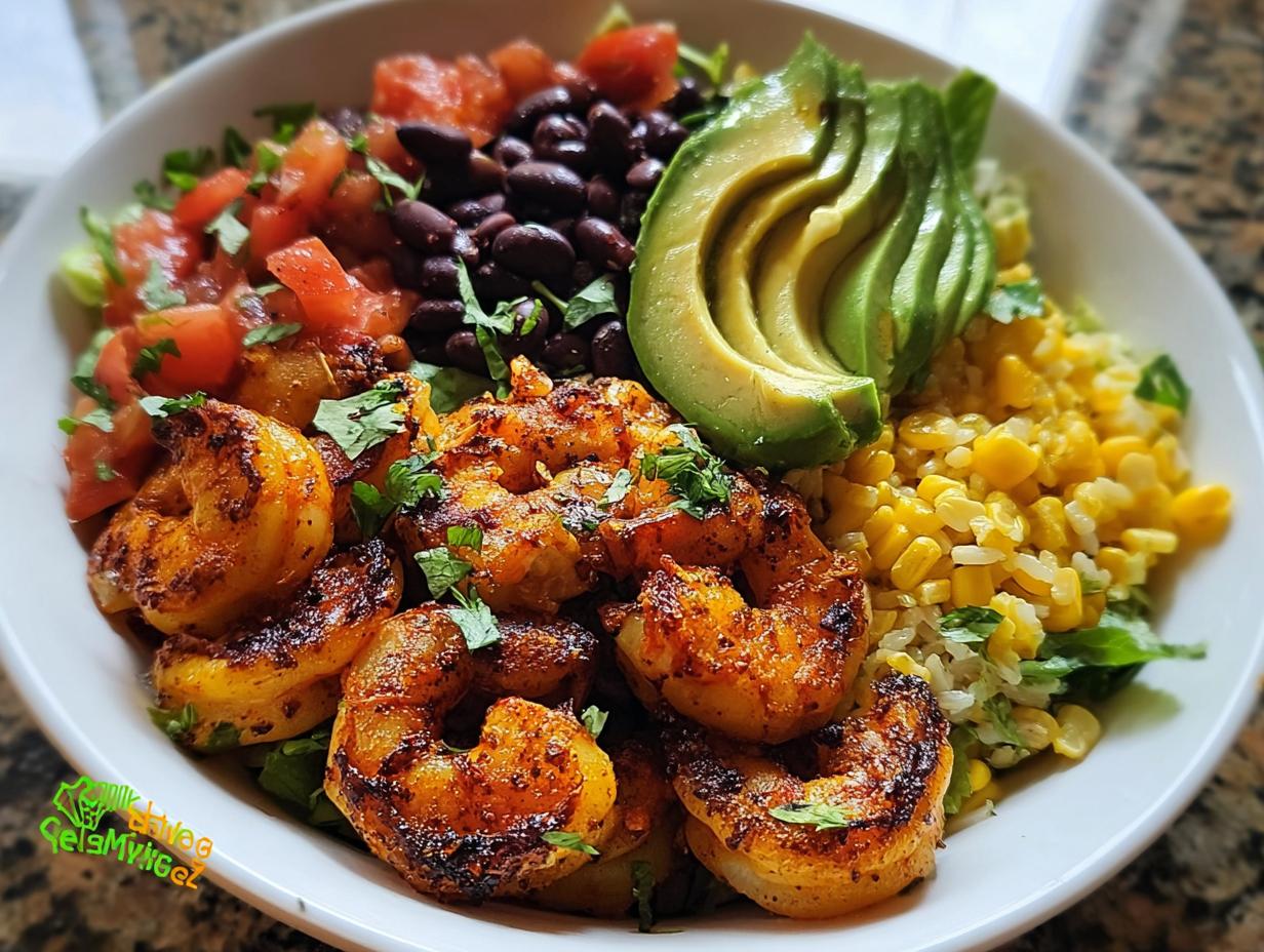 Taste the 15-min Spicy Shrimp Burrito Bowl - Spicy Shrimp Burrito Bowl - additional detail