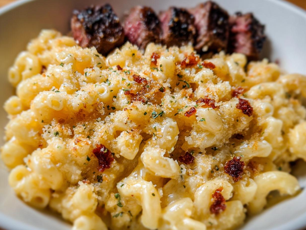Steakhouse Mac Cheese