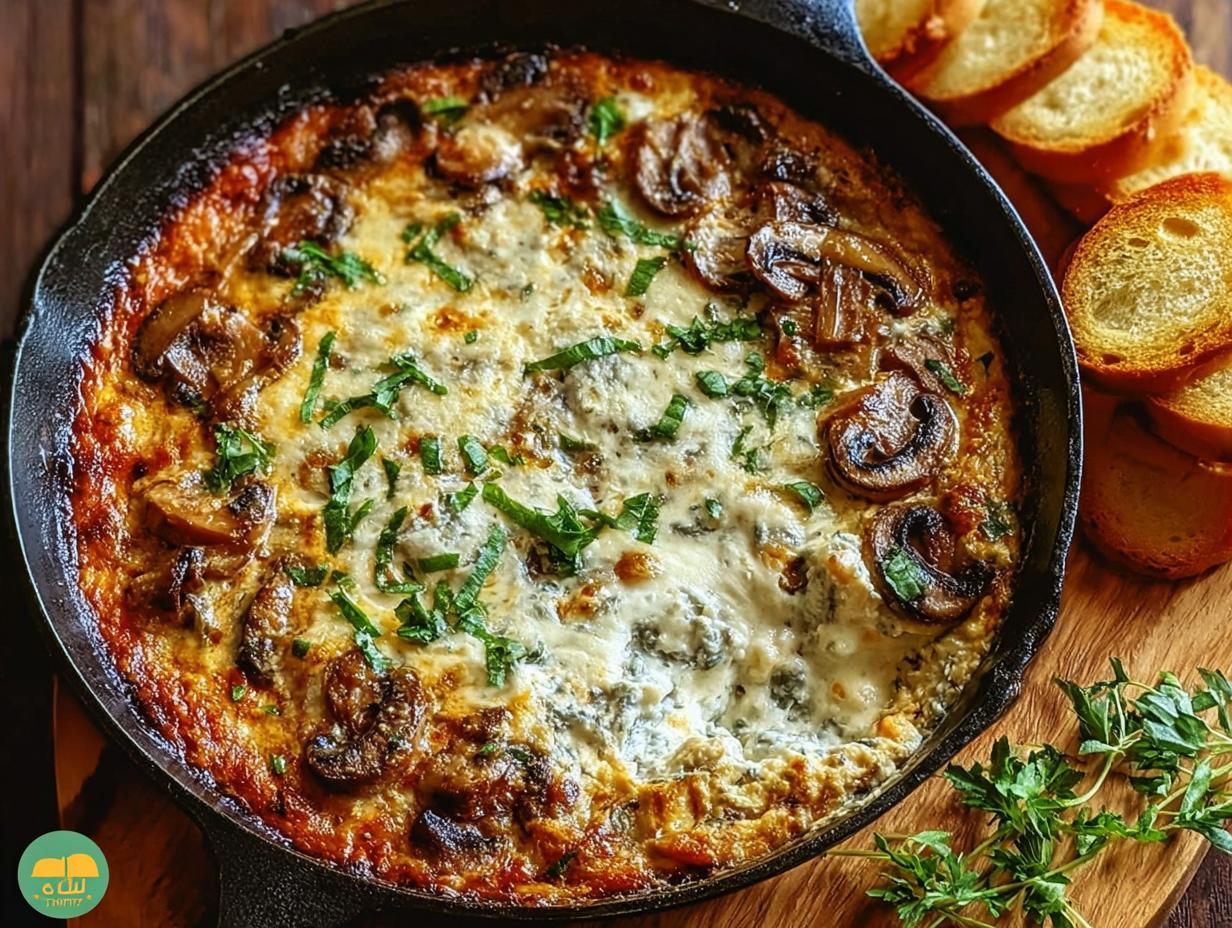 Stuffed Mushroom Dip: 1 Amazing Recipe - Stuffed Mushroom Dip - main visual representation