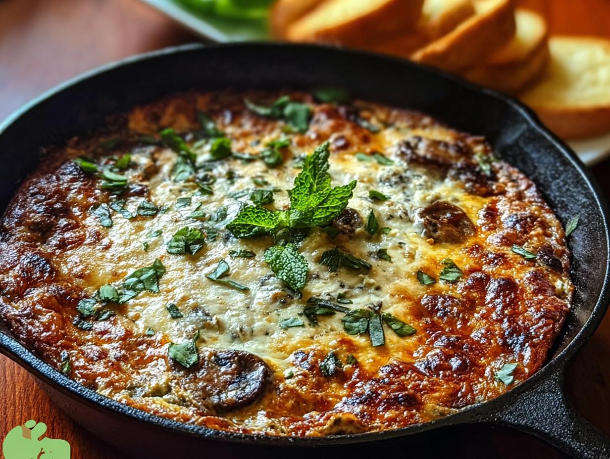 Stuffed Mushroom Dip: 1 Amazing Recipe - Stuffed Mushroom Dip - additional detail