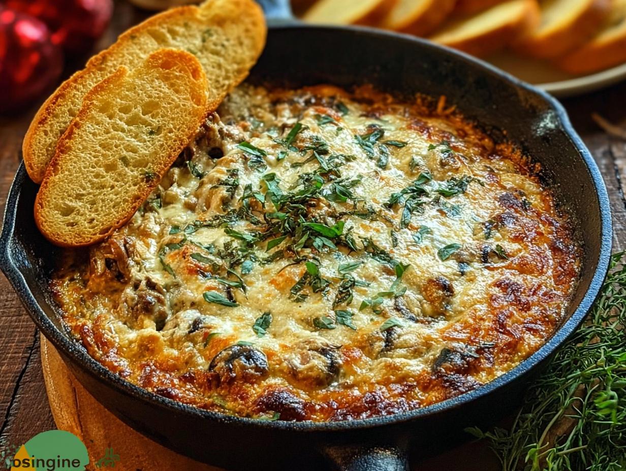 Stuffed Mushroom Dip