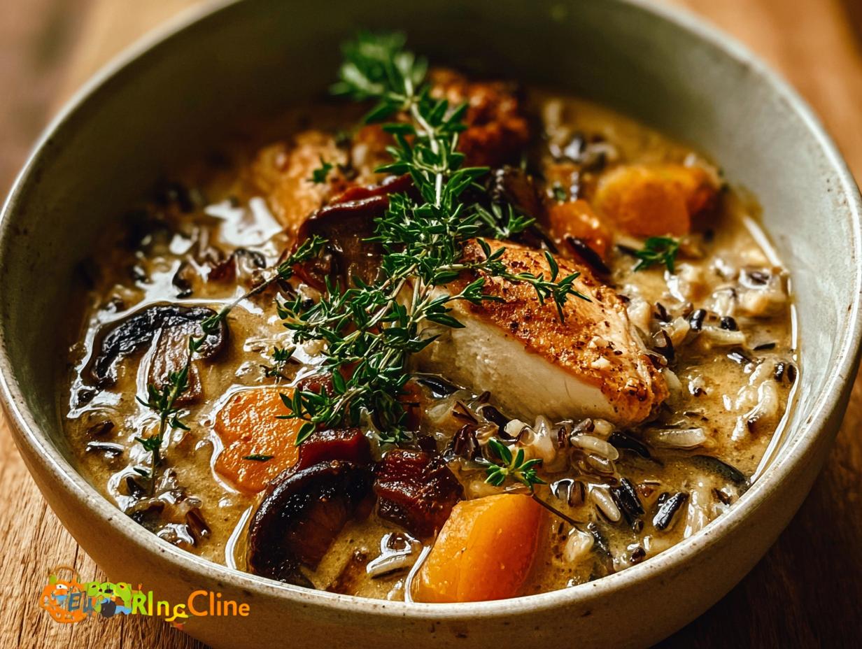 Wild Rice Chicken Soup: 1 Creamy Comfort - Wild Rice Chicken Soup - additional detail