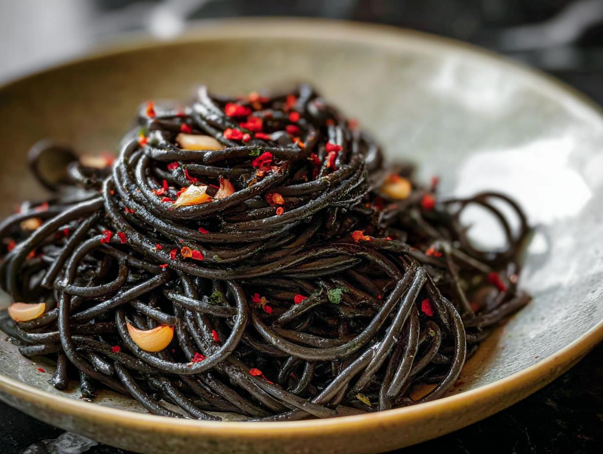 Witches Hair Pasta Garlic