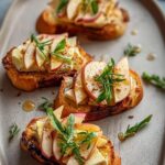 Apple Brie Crostini Hot