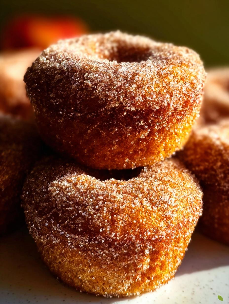 Irresistible Apple Cider Donut Muffins with a perfect cinnamon sugar coating, ready to be enjoyed
