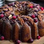 Apple Cranberry Pecan Cake