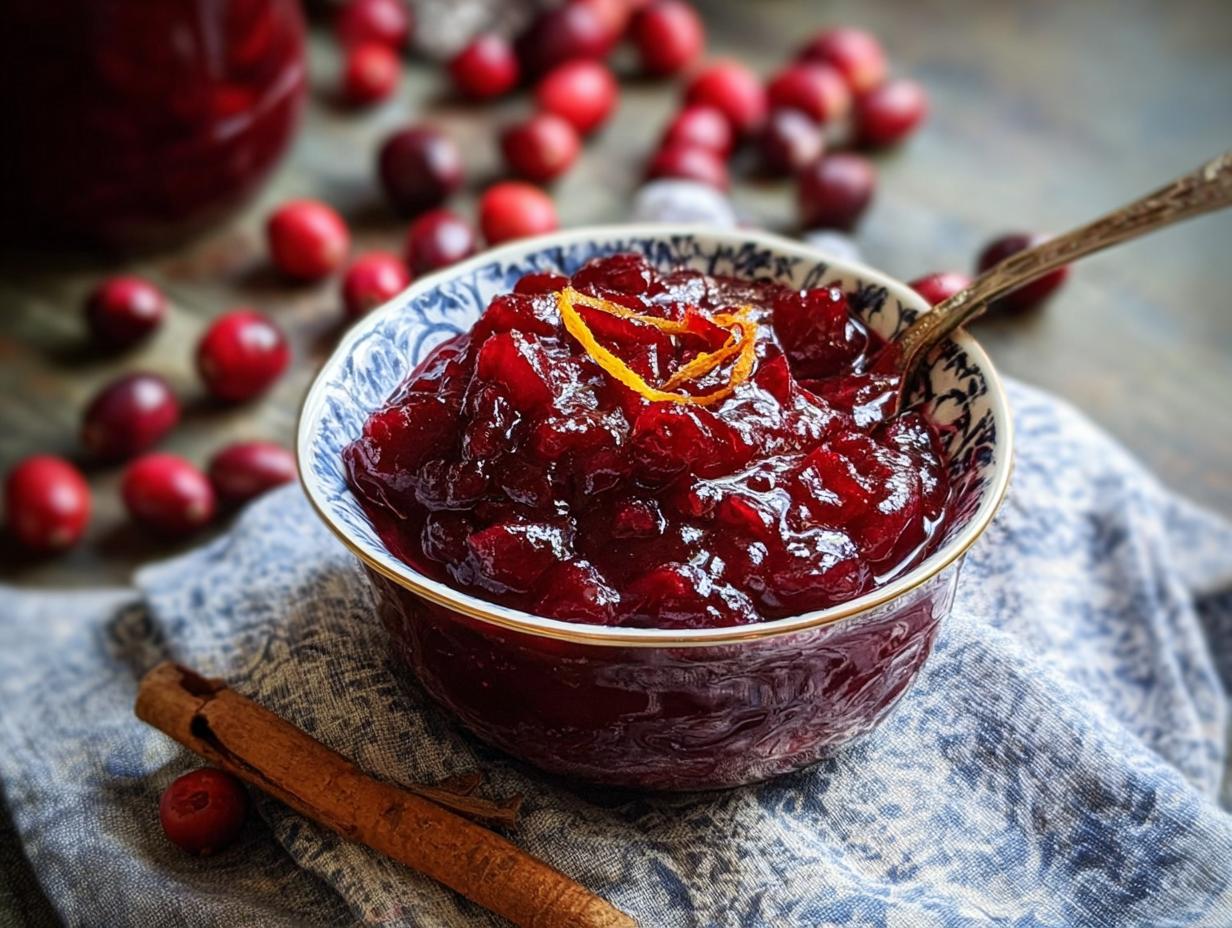 Bourbon Vanilla Cider Cranberry: 1 Amazing Recipe - Bourbon Vanilla Cider Cranberry - simmering in saucepan