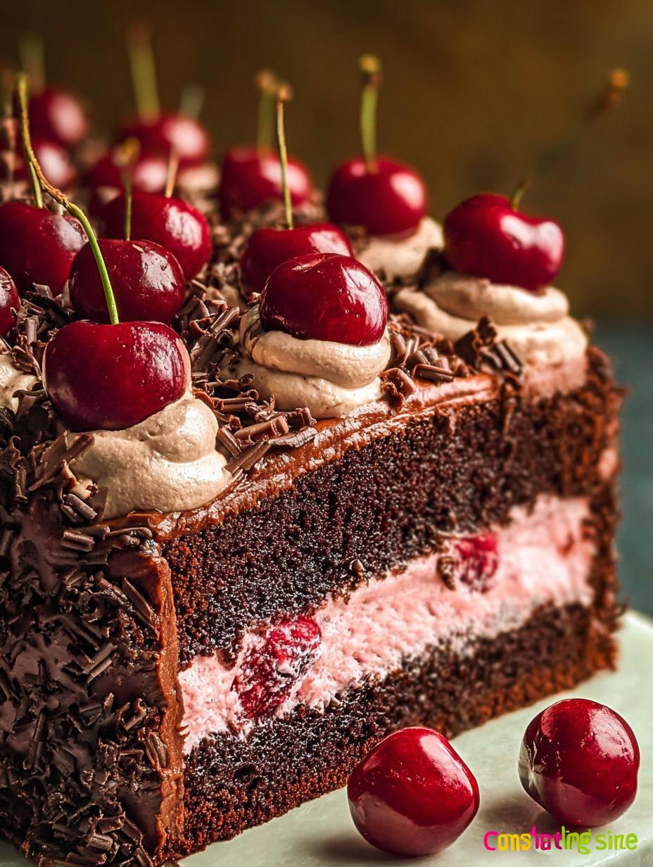 Bubbly Bold Cherry Chocolate: A 1-of-a-Kind Joyous Cake - Bubbly Bold Cherry Chocolate - additional detail