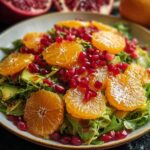 Citrus Brussels Pomegranate Salad