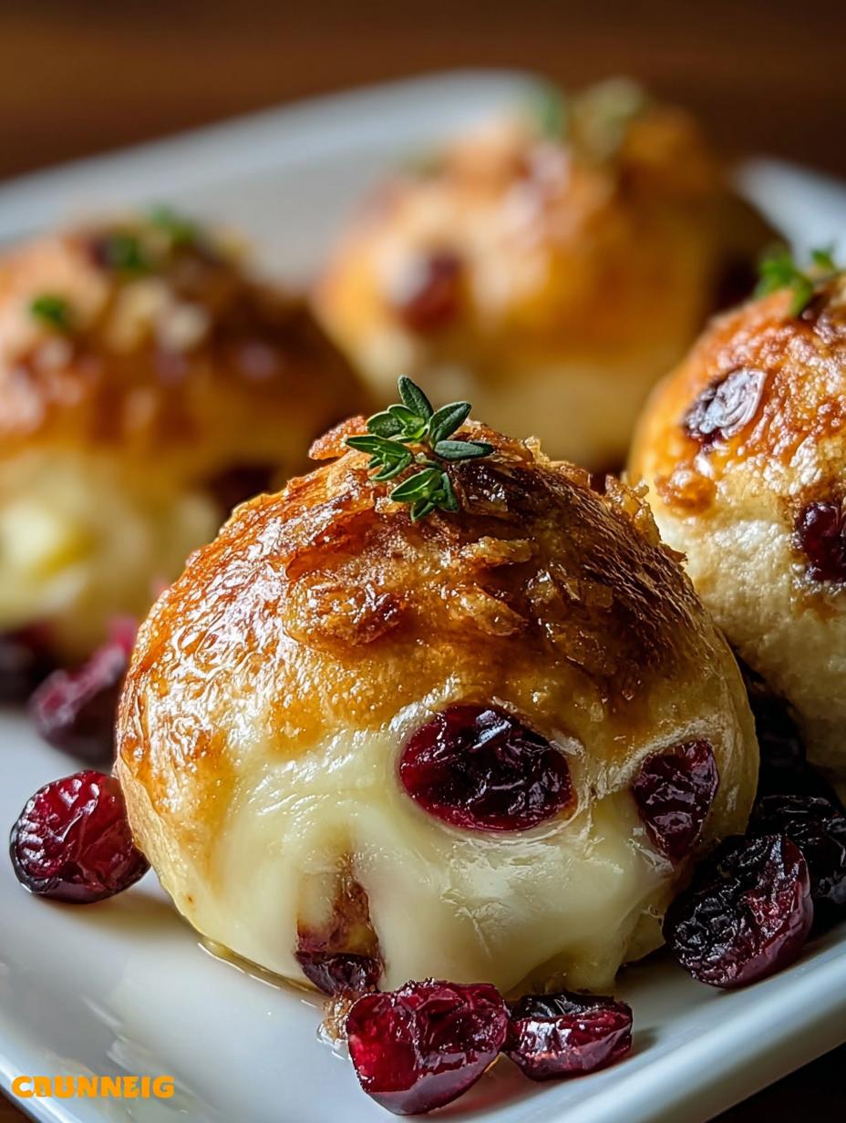 Amazing 10-Minute Cranberry Brie Bombs For Holidays - Cranberry Brie Bombs For - additional detail