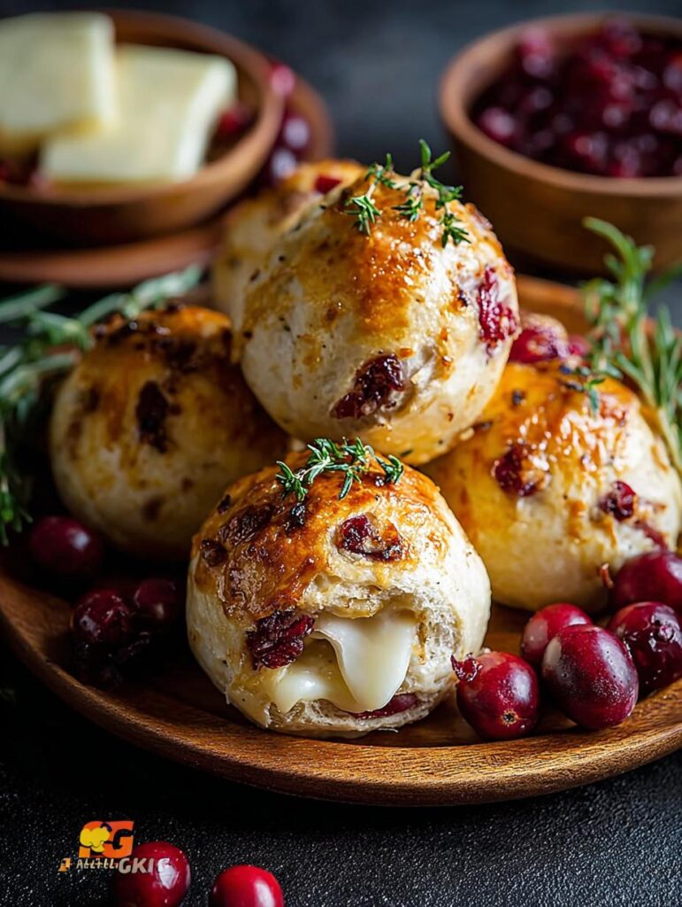 Cranberry Brie Bombs For