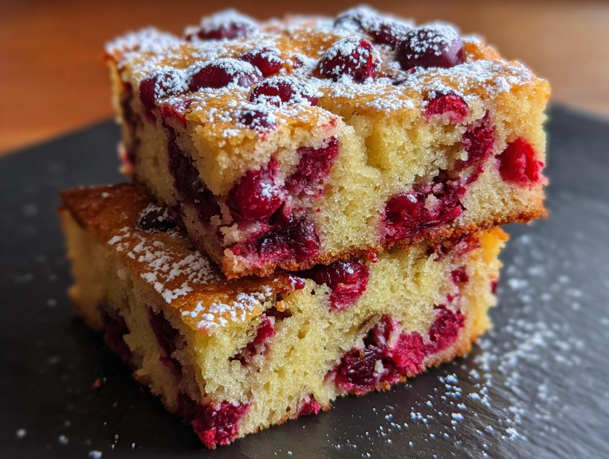 Cranberry Snack Cake