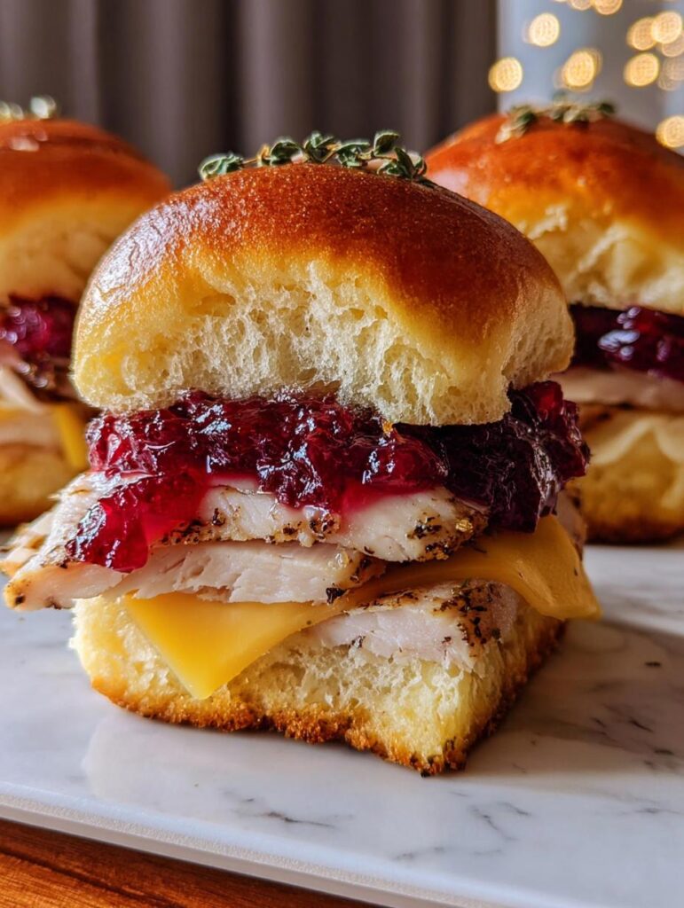 Cranberry Turkey Sliders