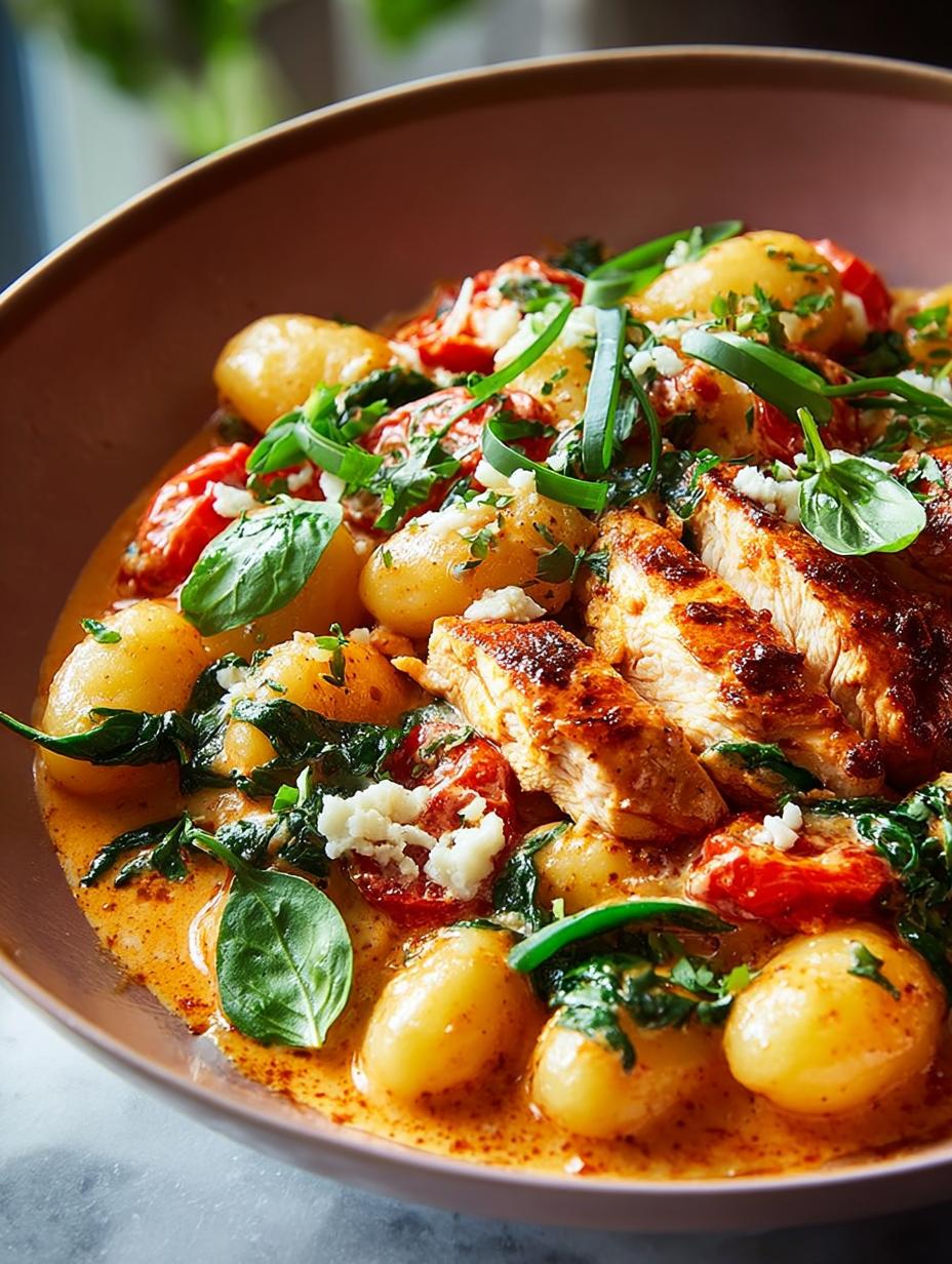 Creamy Harissa Chicken Gnocchi: 5 Steps to Comfort Food - Creamy Harissa Chicken Gnocchi - main visual representation