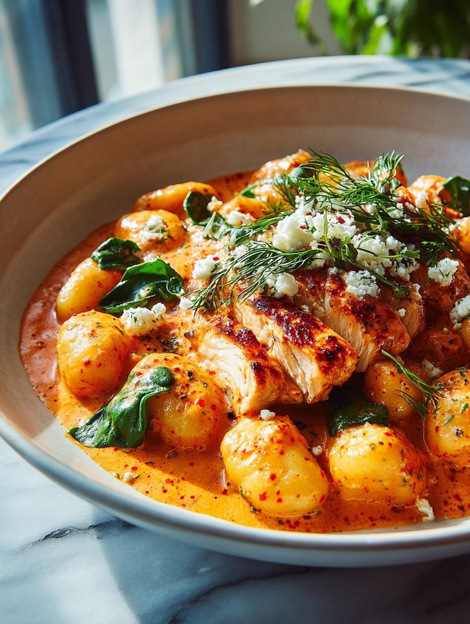 Creamy Harissa Chicken Gnocchi: 5 Steps to Comfort Food - Creamy Harissa Chicken Gnocchi - additional detail