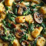 Creamy Spinach Mushroom Gnocchi