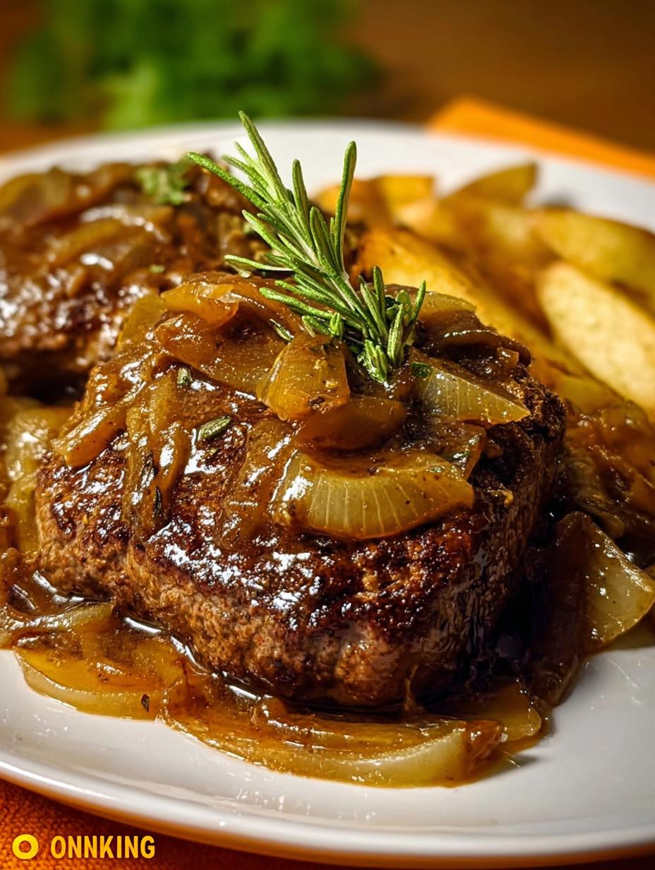 Cube Steak Smothered Onion