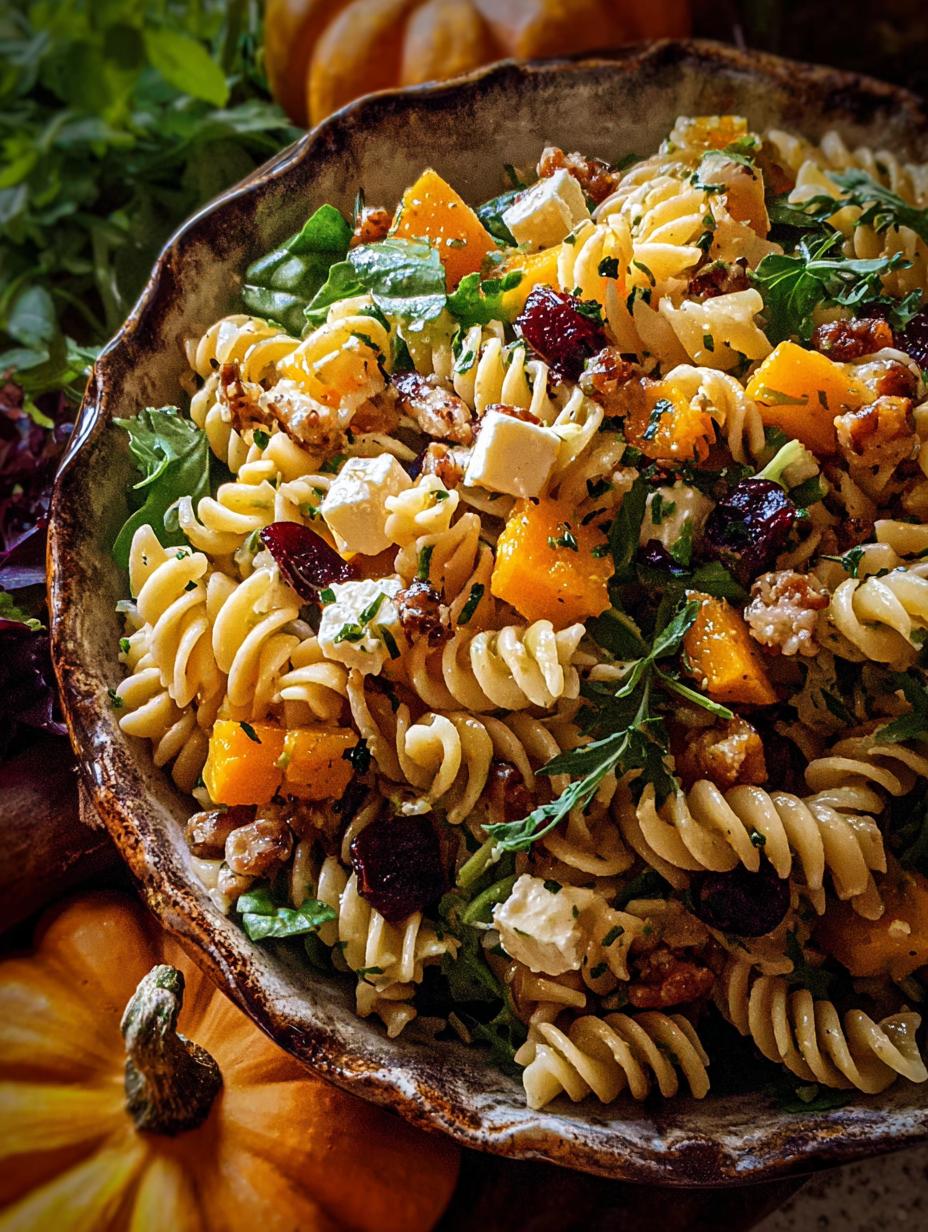 Fall Harvest Pasta Salad