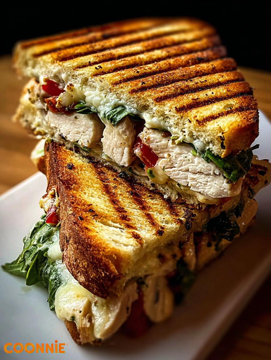 Grilled Chicken Panini Sandwich