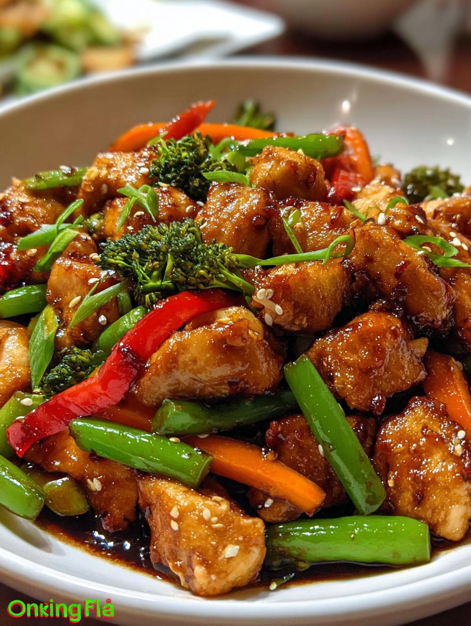 Honey Garlic Chicken Stir
