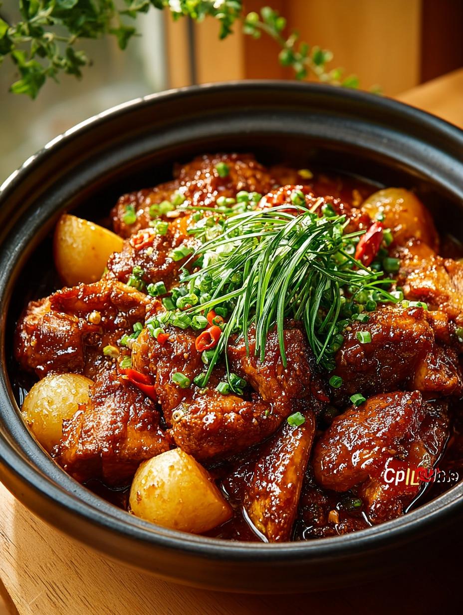 Jjimdak Korean Braised Chicken