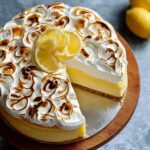 Lemon Curd Meringue Cheesecake