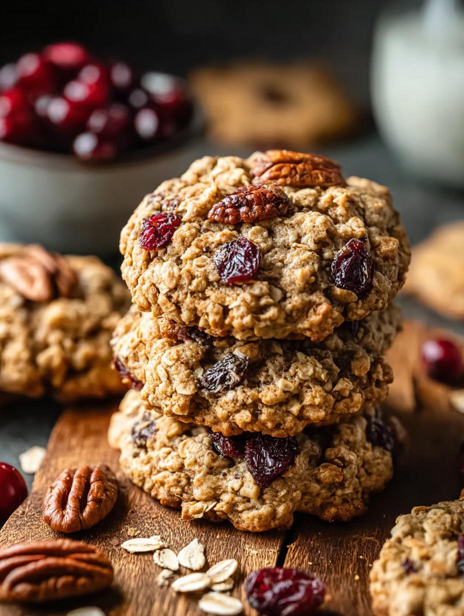 Oatmeal Cranberry Pecan Cookies