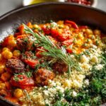 Pearl Couscous Skillet with