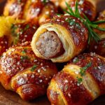 Pretzel Bratwurst Bites