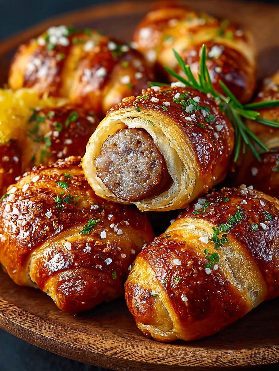 Pretzel Bratwurst Bites