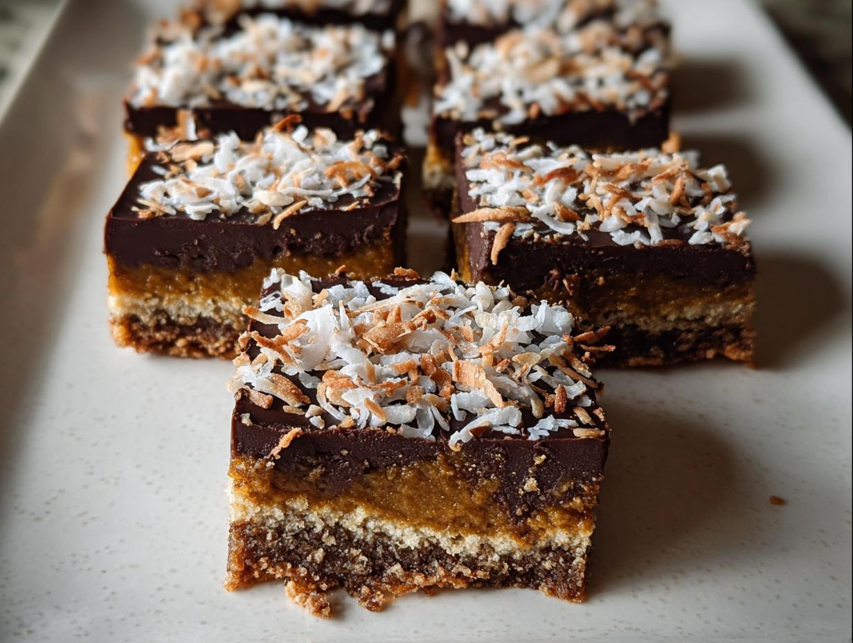 Pumpkin Gooey Bars Chocolate
