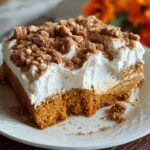 Pumpkin Spice Poke Cake