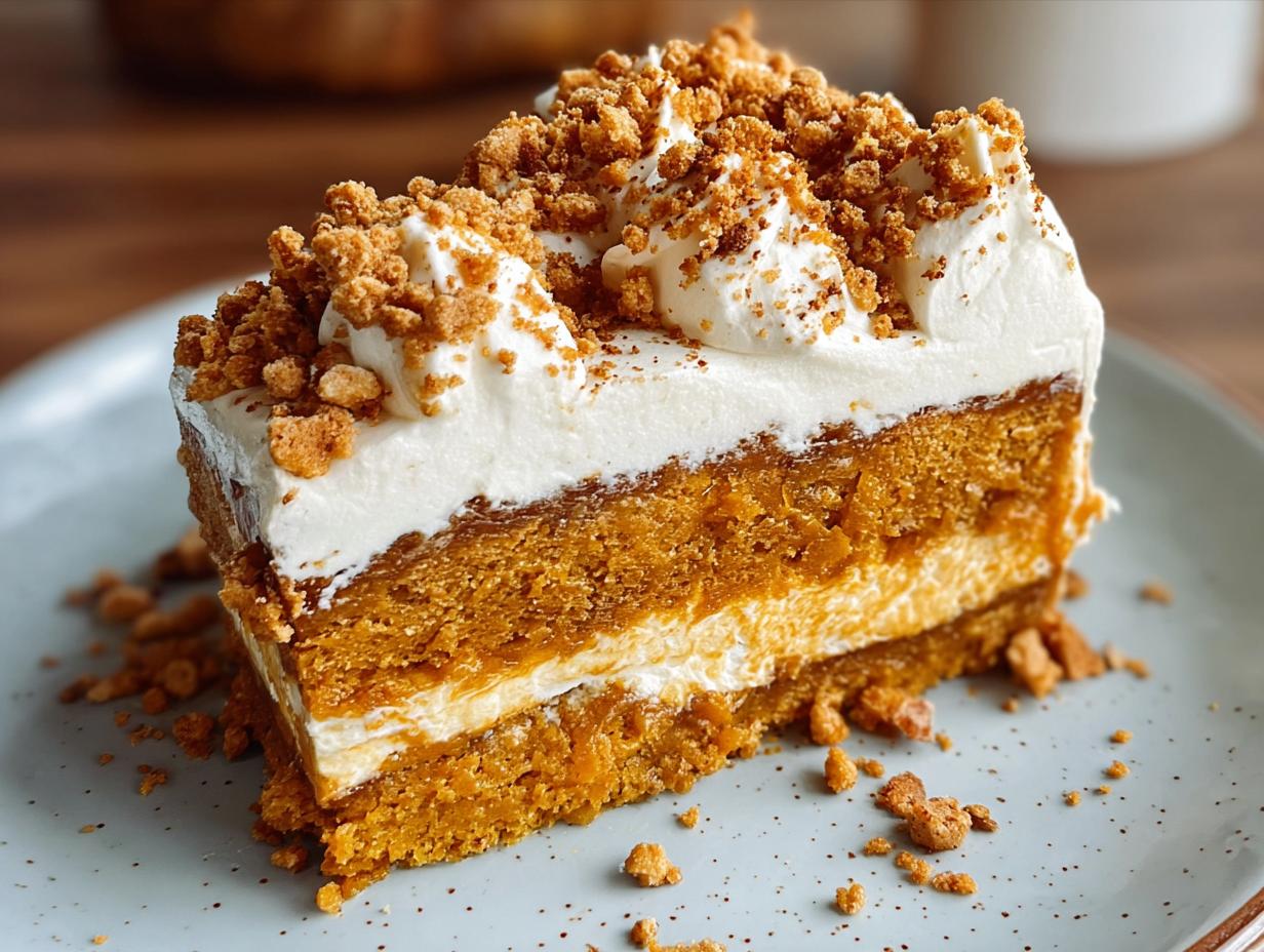 Pumpkin Spice Poke Cake: 1 Moist Fall Treat - Pumpkin Spice Poke Cake - additional detail