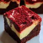 Red Velvet Cheesecake Brownies
