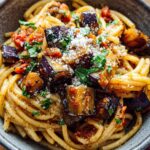 Roasted Eggplant Pasta